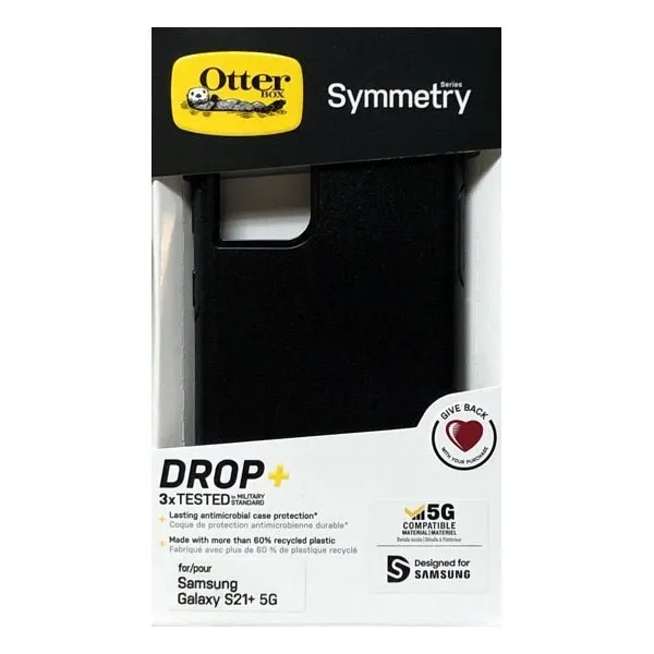 OtterBox Samsung Galaxy S21  5G Symmetry Series Phone Case - Black (77-82400) For Samsung Galaxy S21  5G