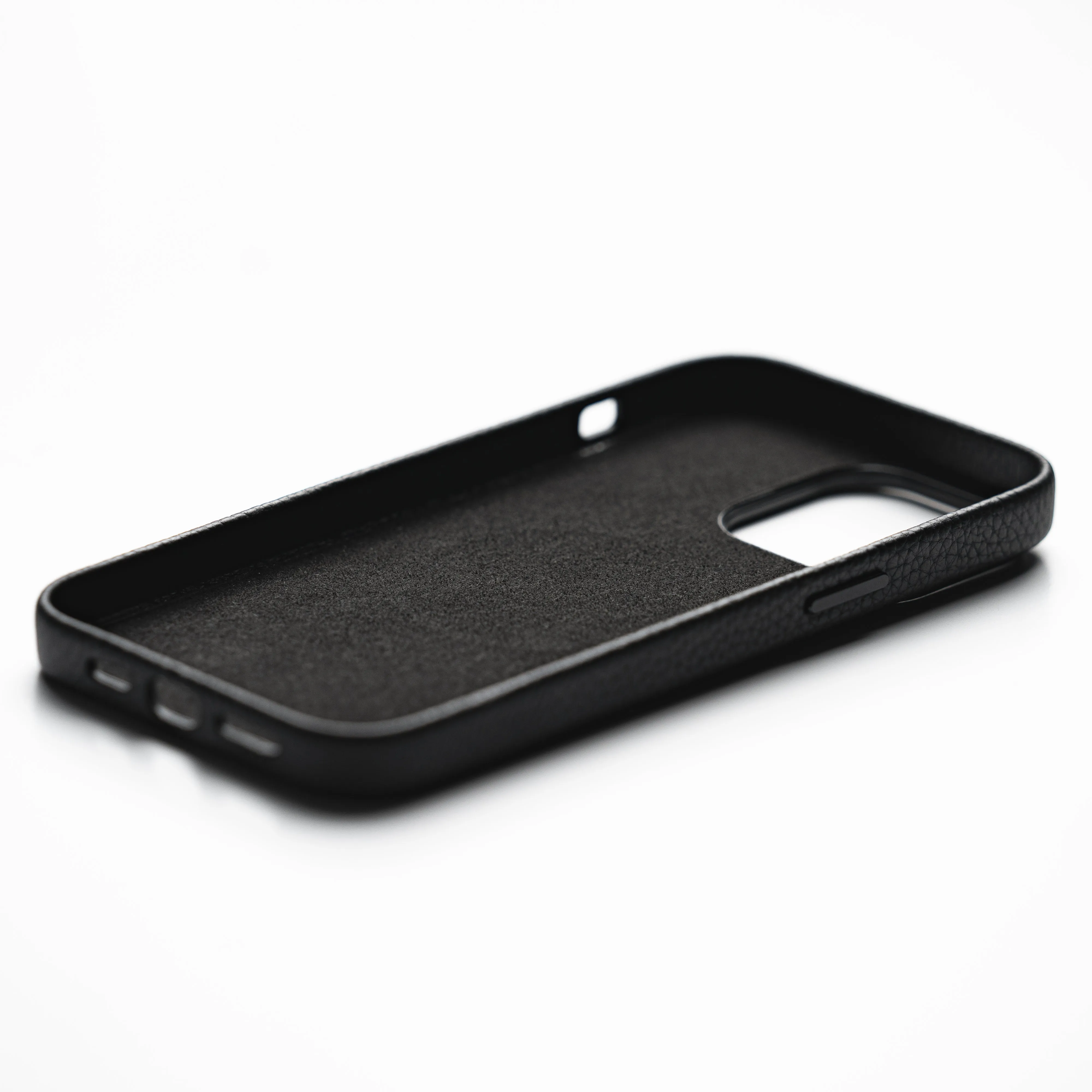 Pebble Leather iPhone 14 Pro Max Case