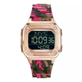 Philipp Plein Watch Hyper Shock Fuchsia Camo PWHAA1622