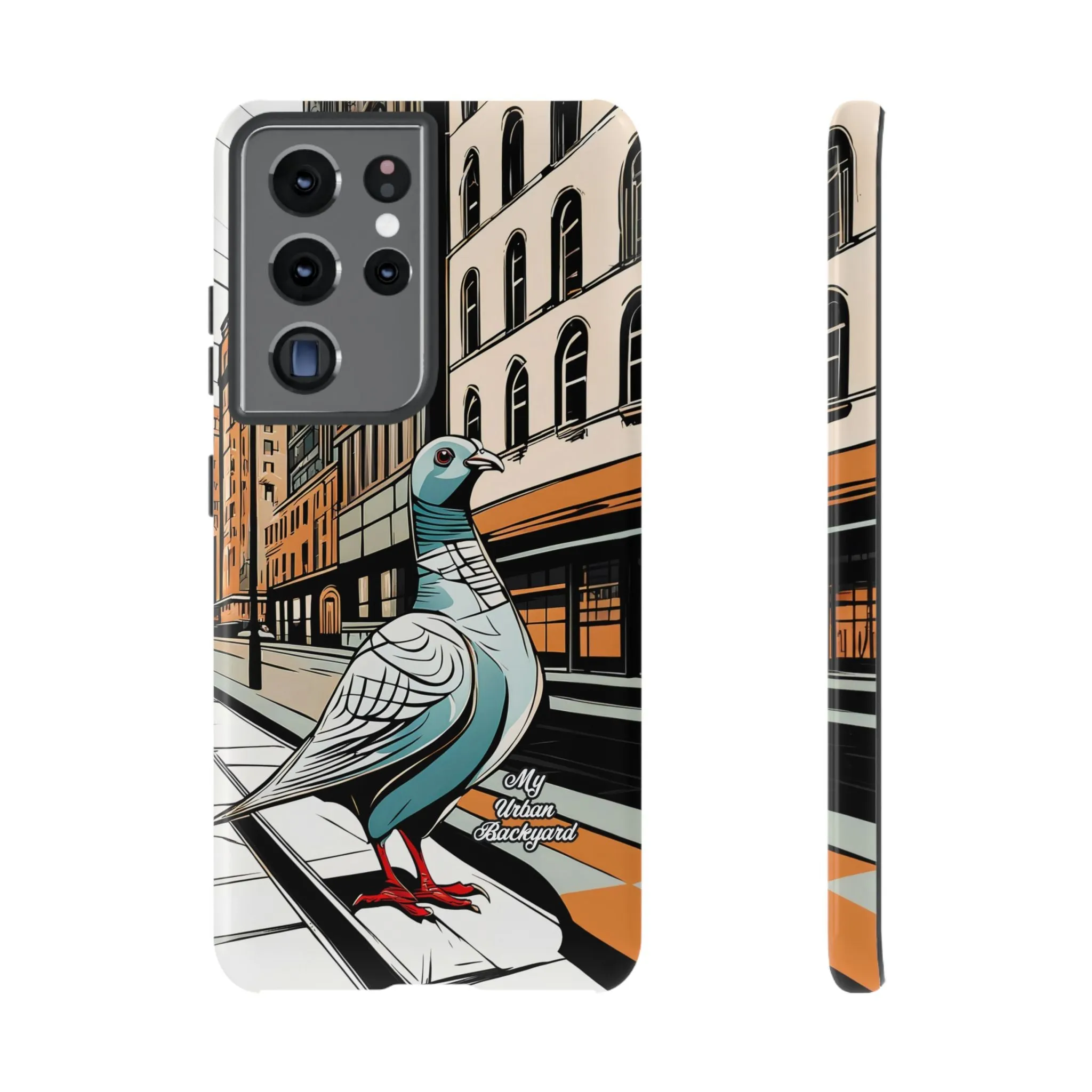 Pigeon on a City Street, Cell Phone Case - Apple, Samsung, or Google Pixel