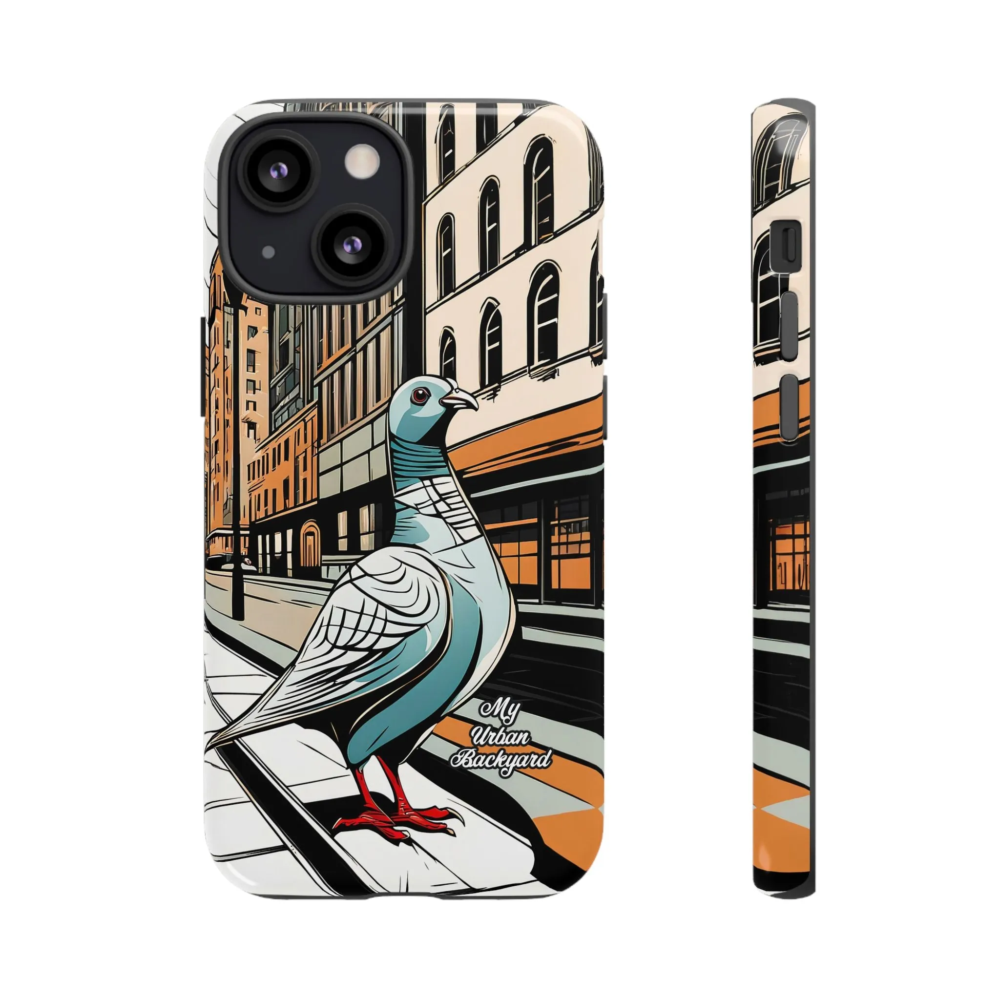 Pigeon on a City Street, Cell Phone Case - Apple, Samsung, or Google Pixel