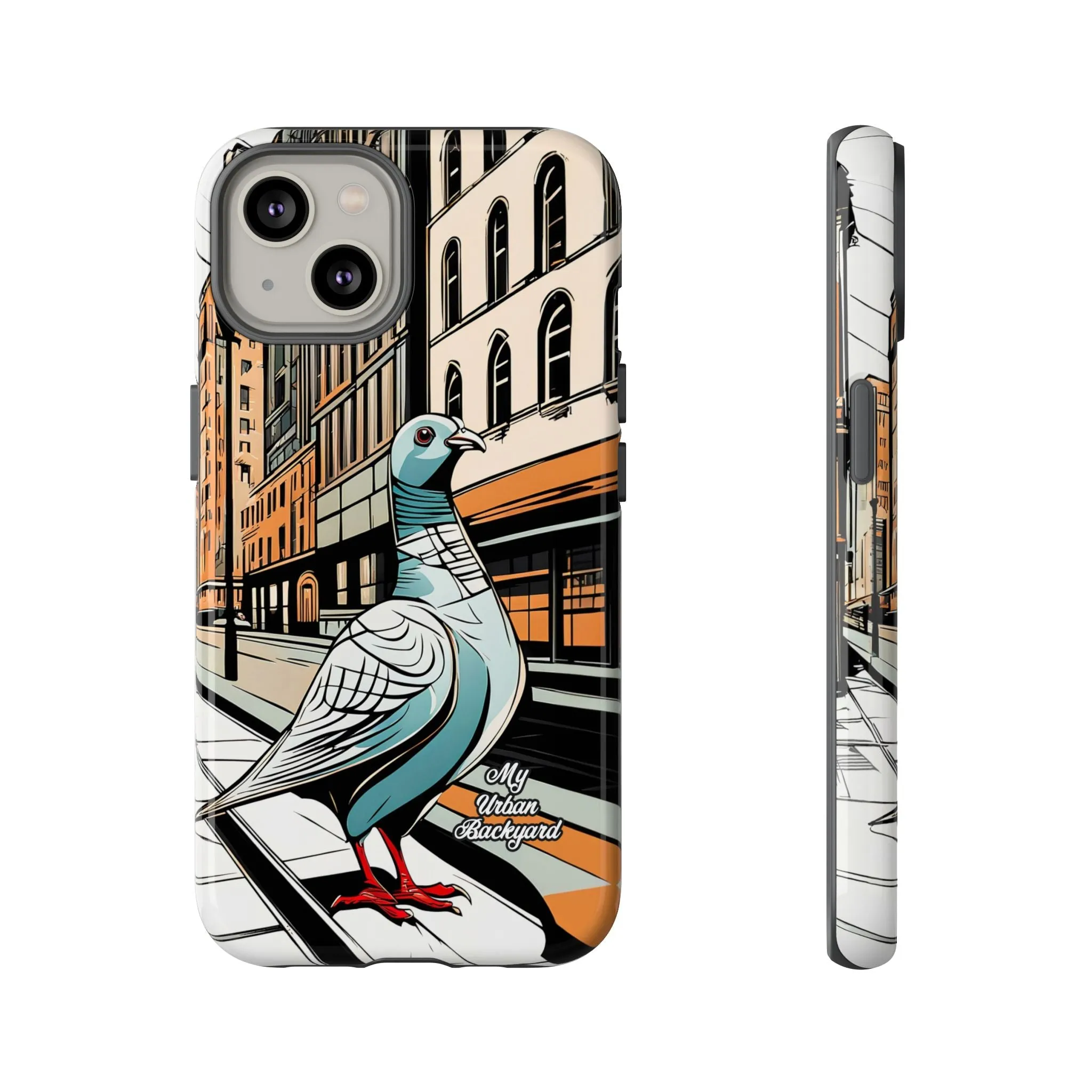 Pigeon on a City Street, Cell Phone Case - Apple, Samsung, or Google Pixel