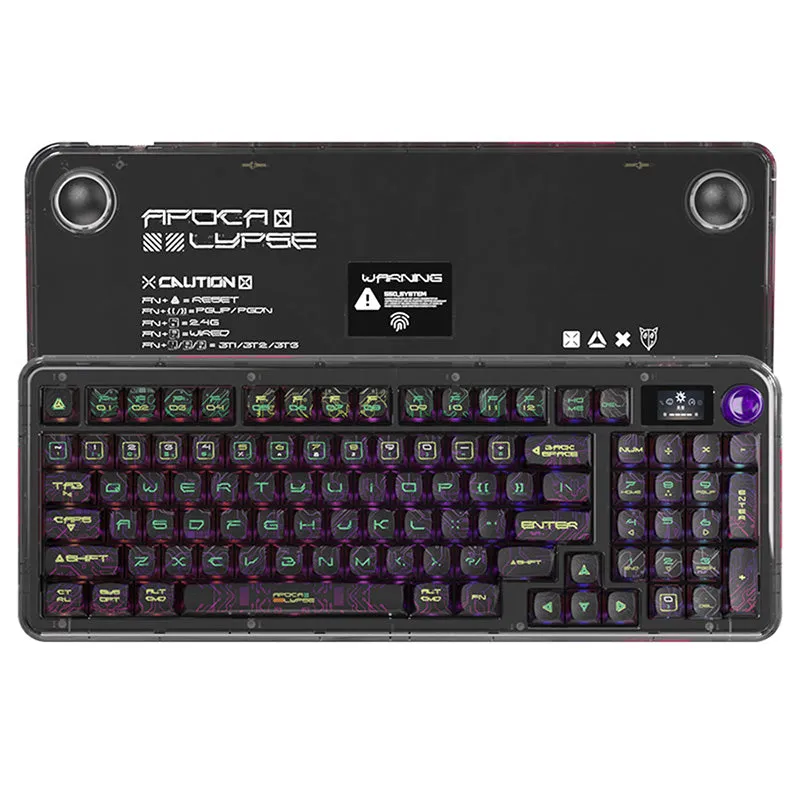 PIIFOX ER95 Triple-Mode Wireless Mechanical Keyboard With LCD Screen