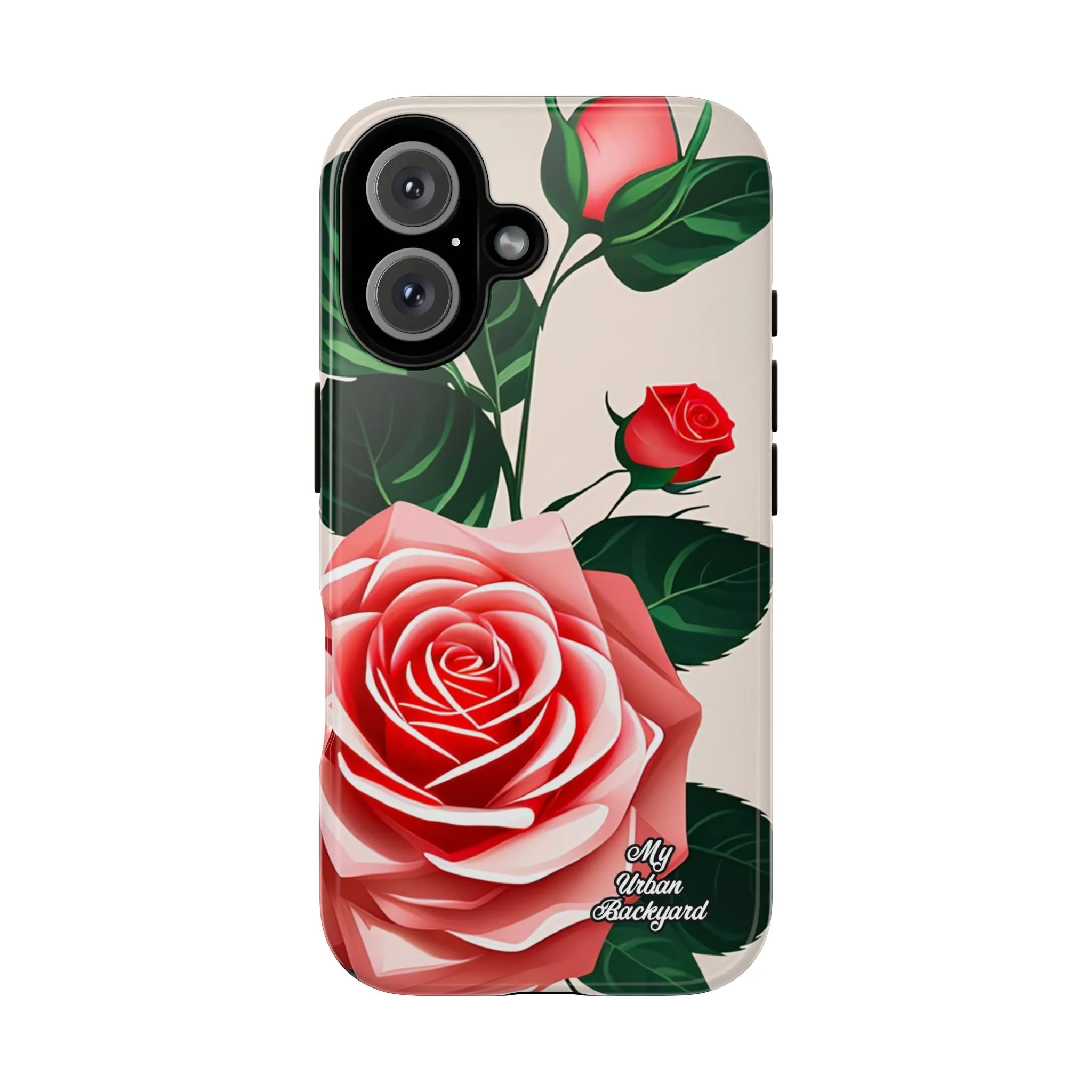 Pink Rose Flowers, Cell Phone Case - Apple, Samsung or Google Pixel