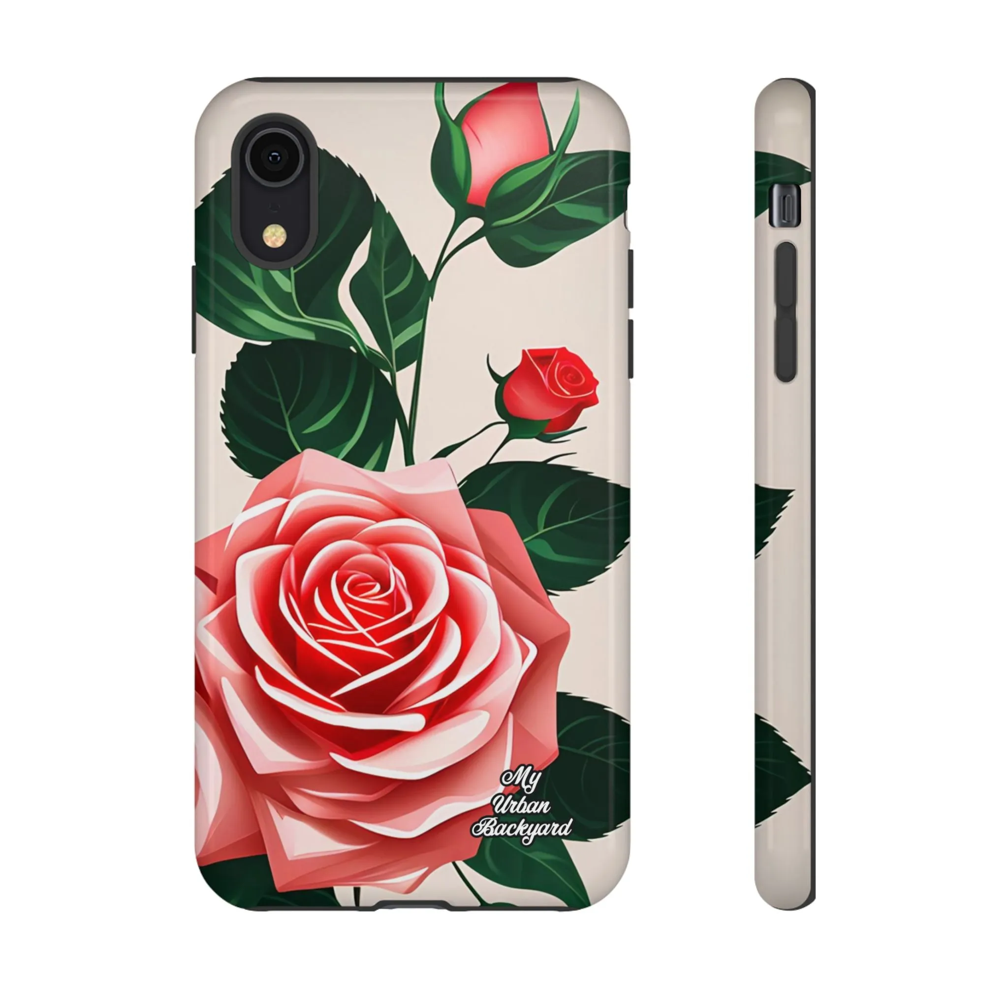 Pink Rose Flowers, Cell Phone Case - Apple, Samsung or Google Pixel