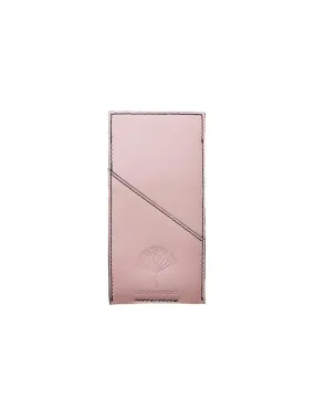 Pink Sorbet pocket leather glasses case