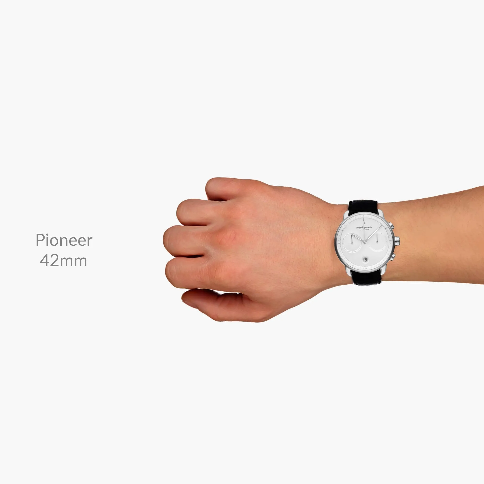 Pioneer | White Dial - Black Vegan Leather - Refurbished