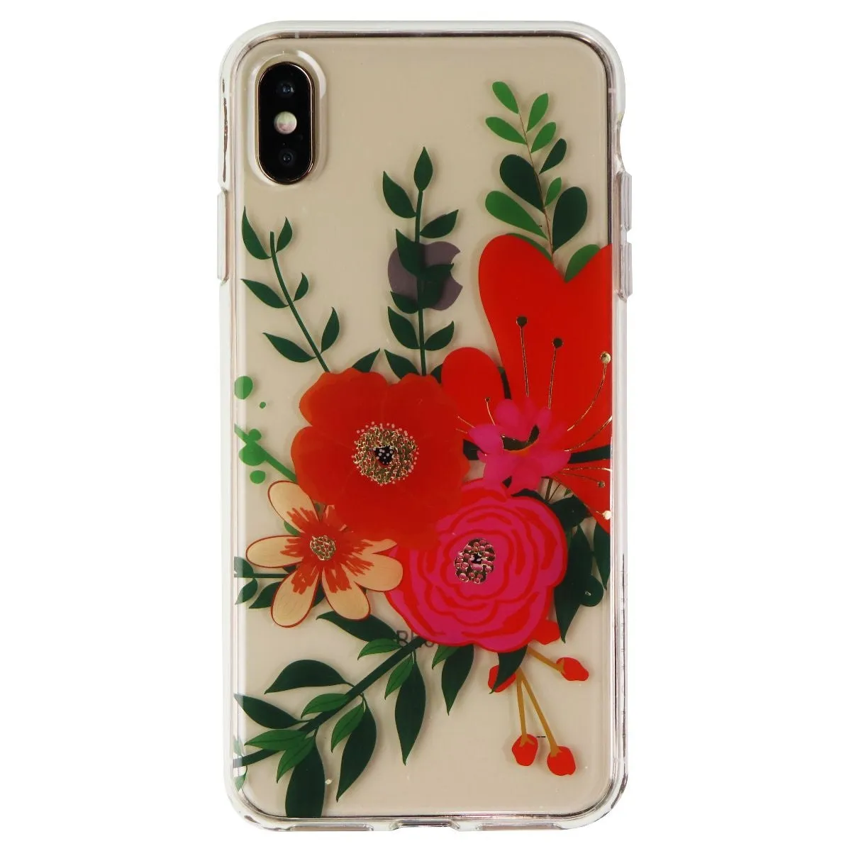 Platinum Hardshell Case for Apple iPhone XS Max Smartphone - Clear Flora