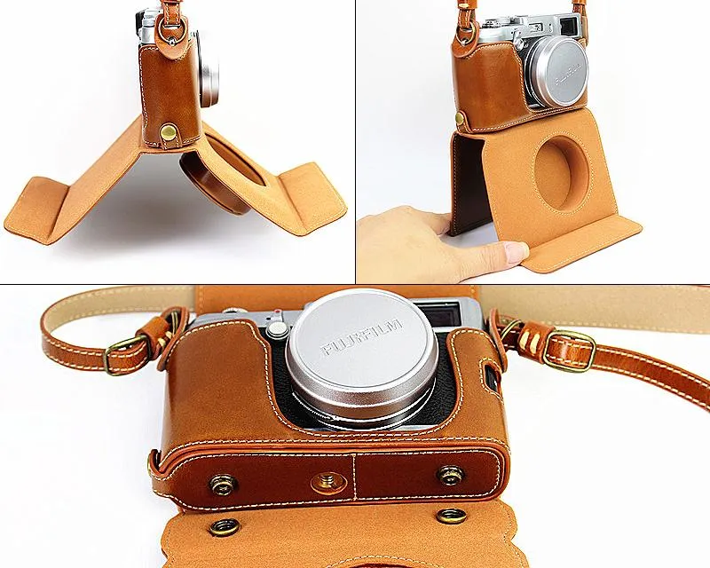 Premium Series Fujifilm X100T Camera Leather Case