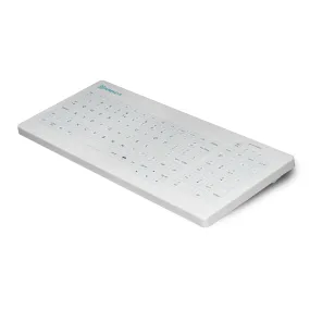 Purekeys Wireless Compact Medical Keyboard - IP66 with Tactile Feedback