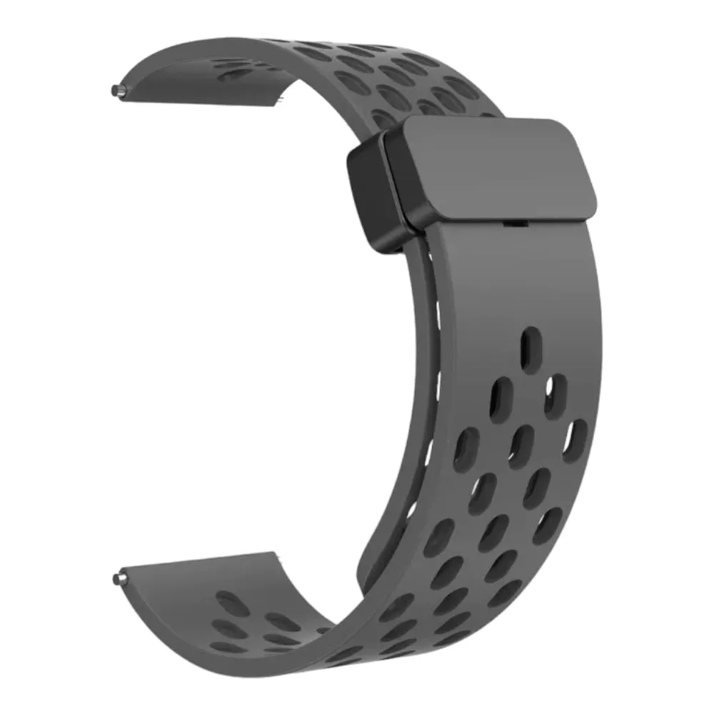 Quicksilver 20mm Range compatible Silicone Magnetic Sports Watch Straps