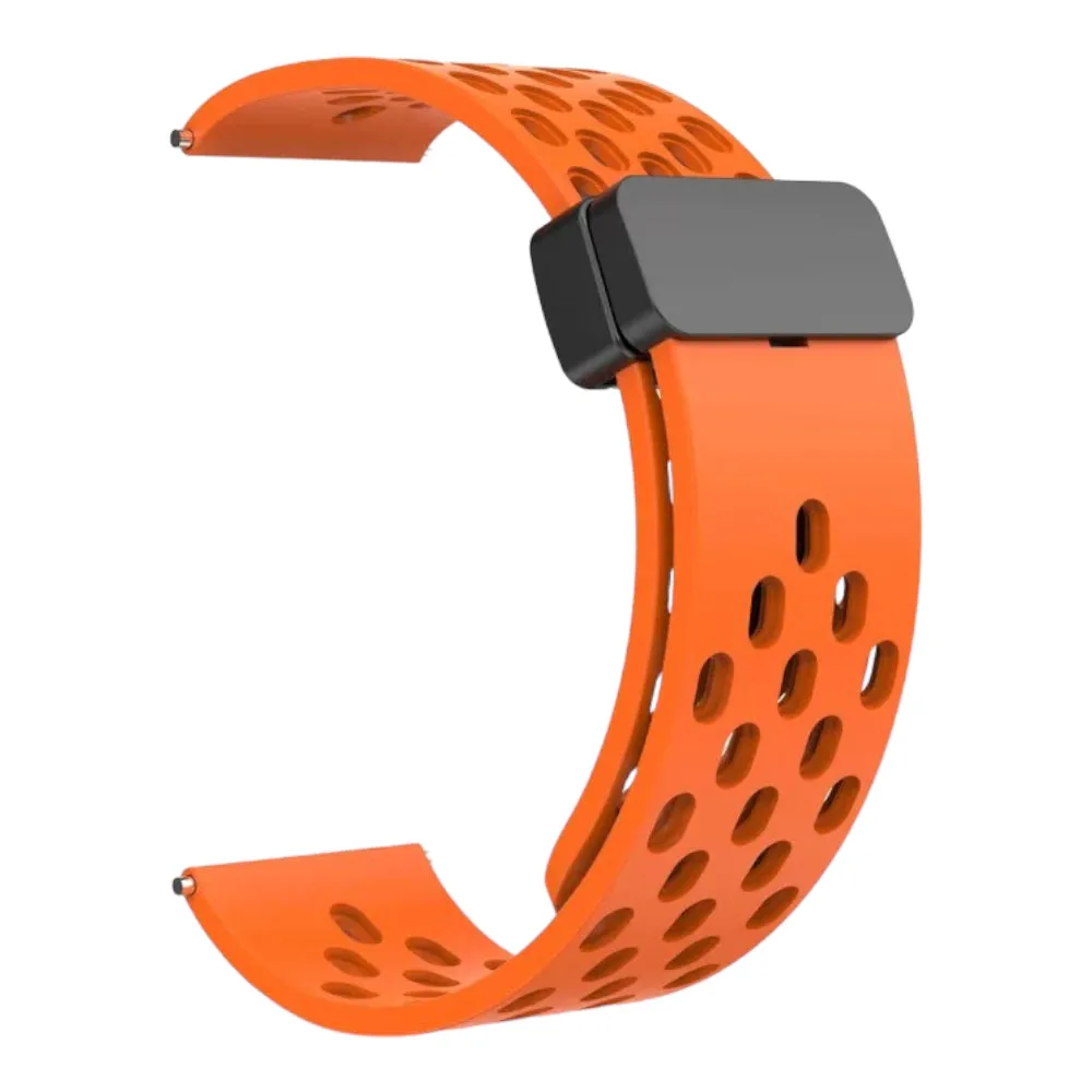 Quicksilver 20mm Range compatible Silicone Magnetic Sports Watch Straps