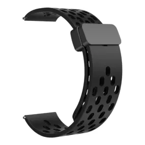 Quicksilver 20mm Range compatible Silicone Magnetic Sports Watch Straps