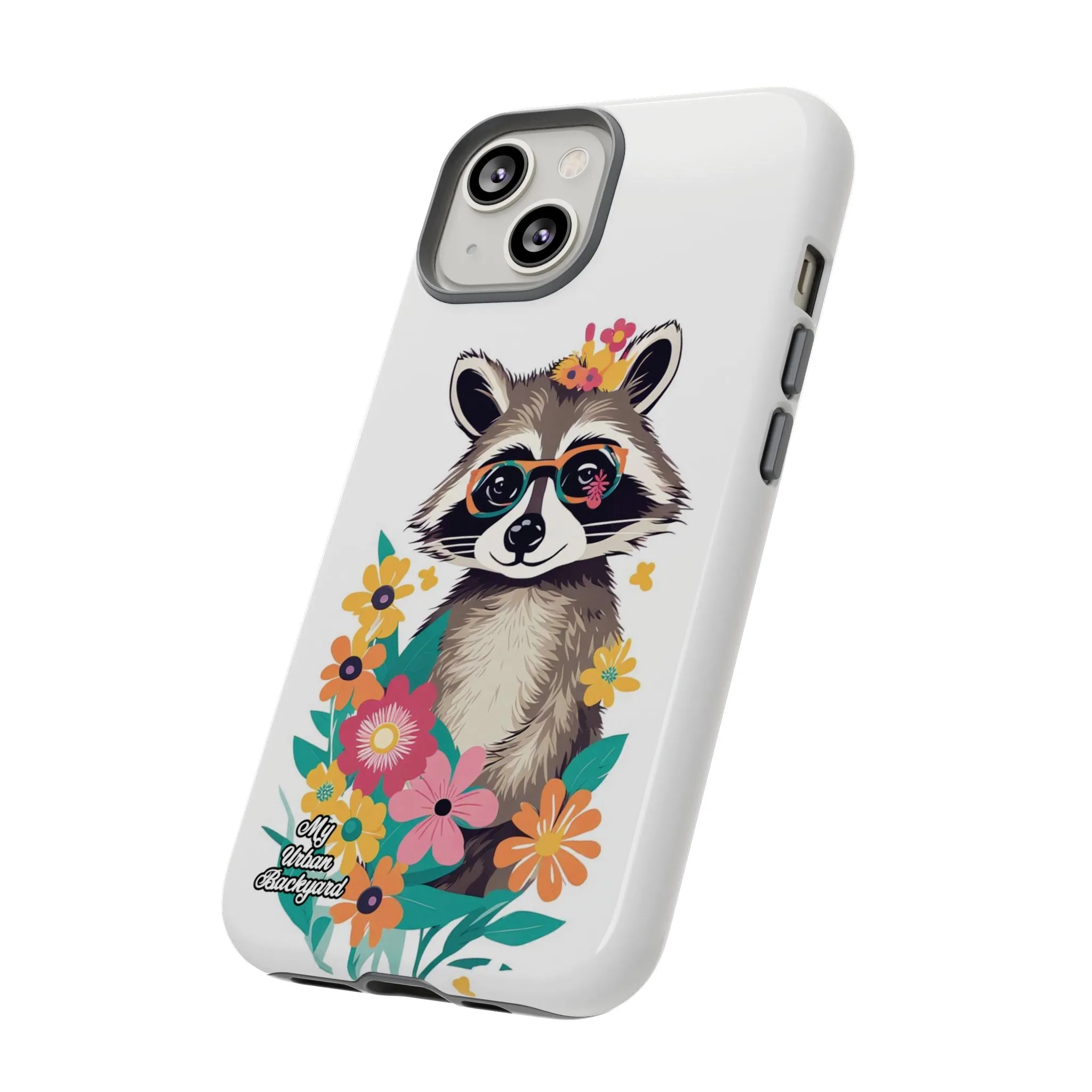 Raccoon with Glasses, Cell Phone Case - Apple, Samsung or Google Pixel