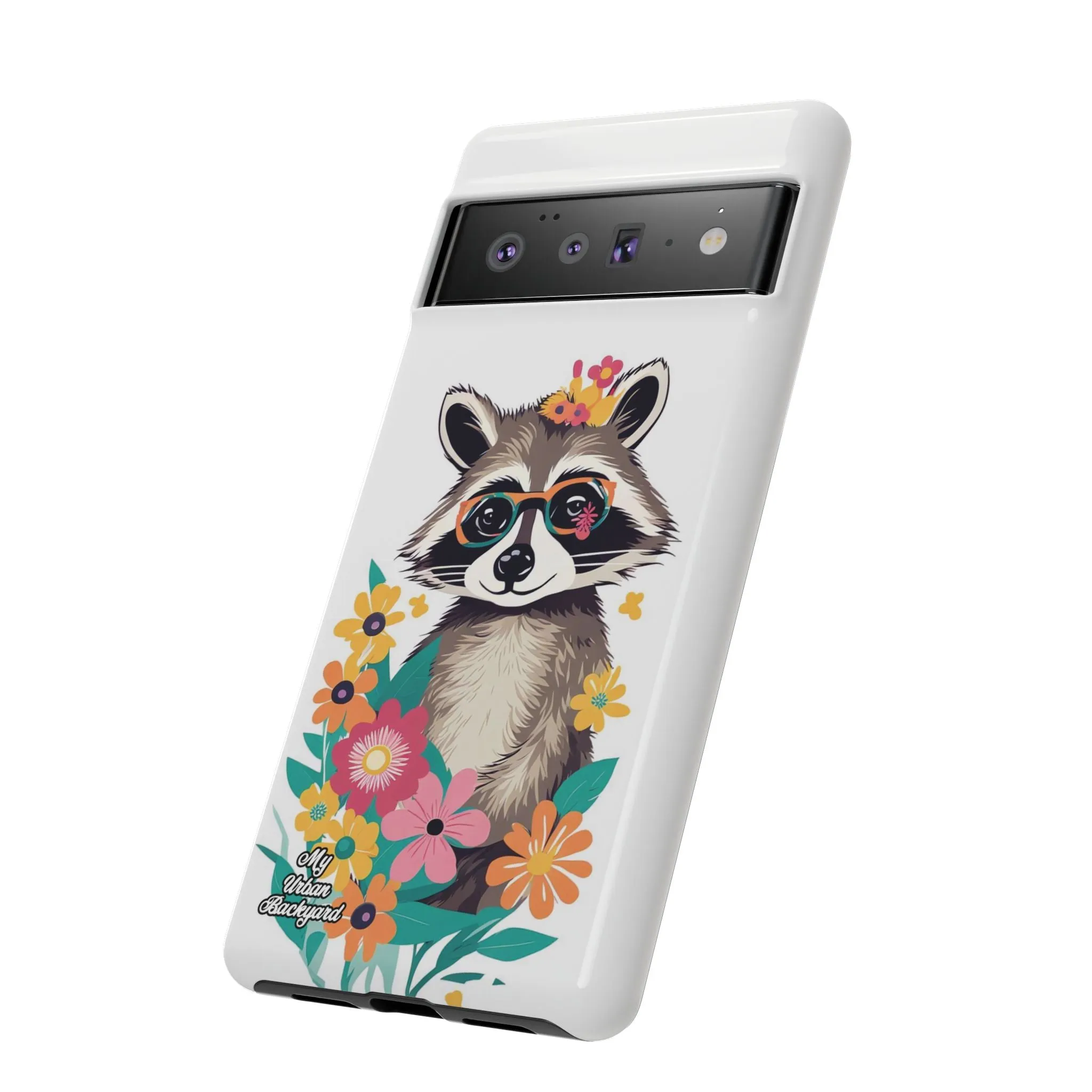 Raccoon with Glasses, Cell Phone Case - Apple, Samsung or Google Pixel