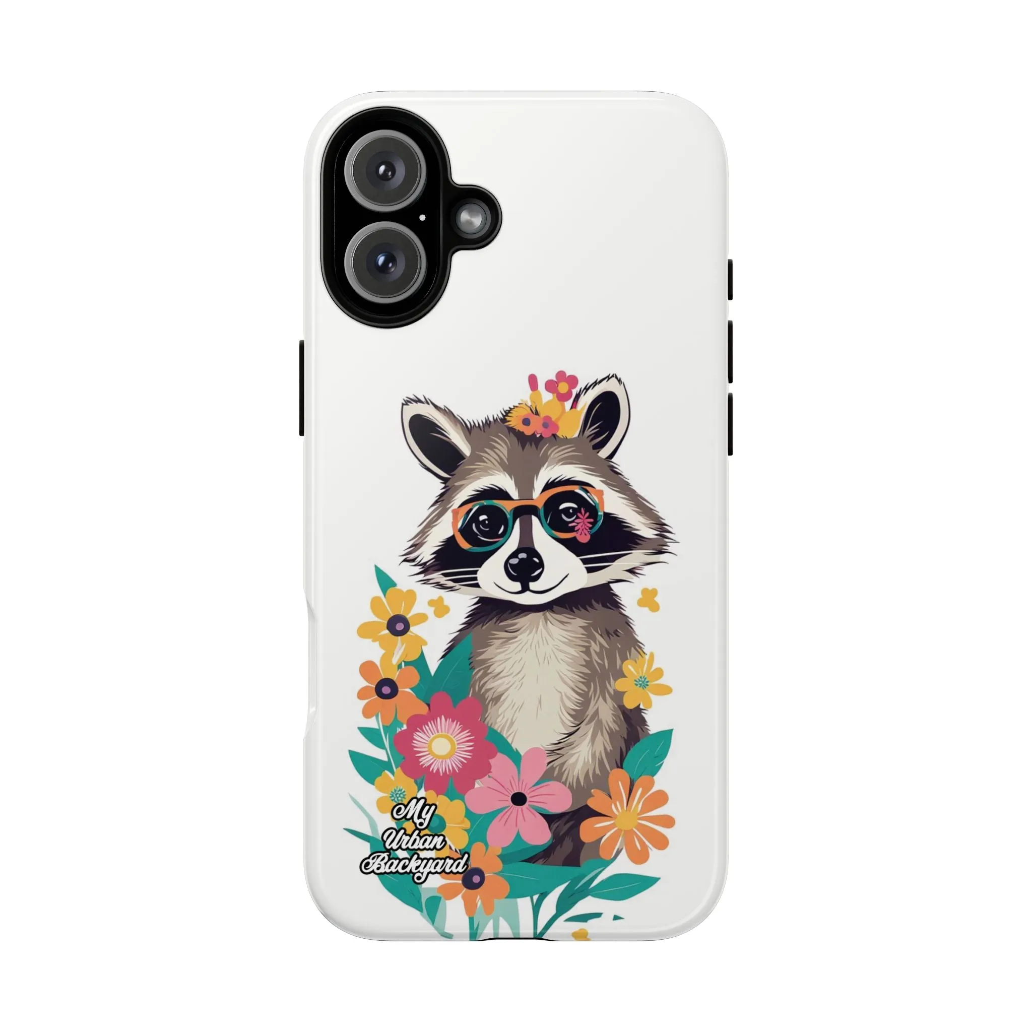 Raccoon with Glasses, Cell Phone Case - Apple, Samsung or Google Pixel