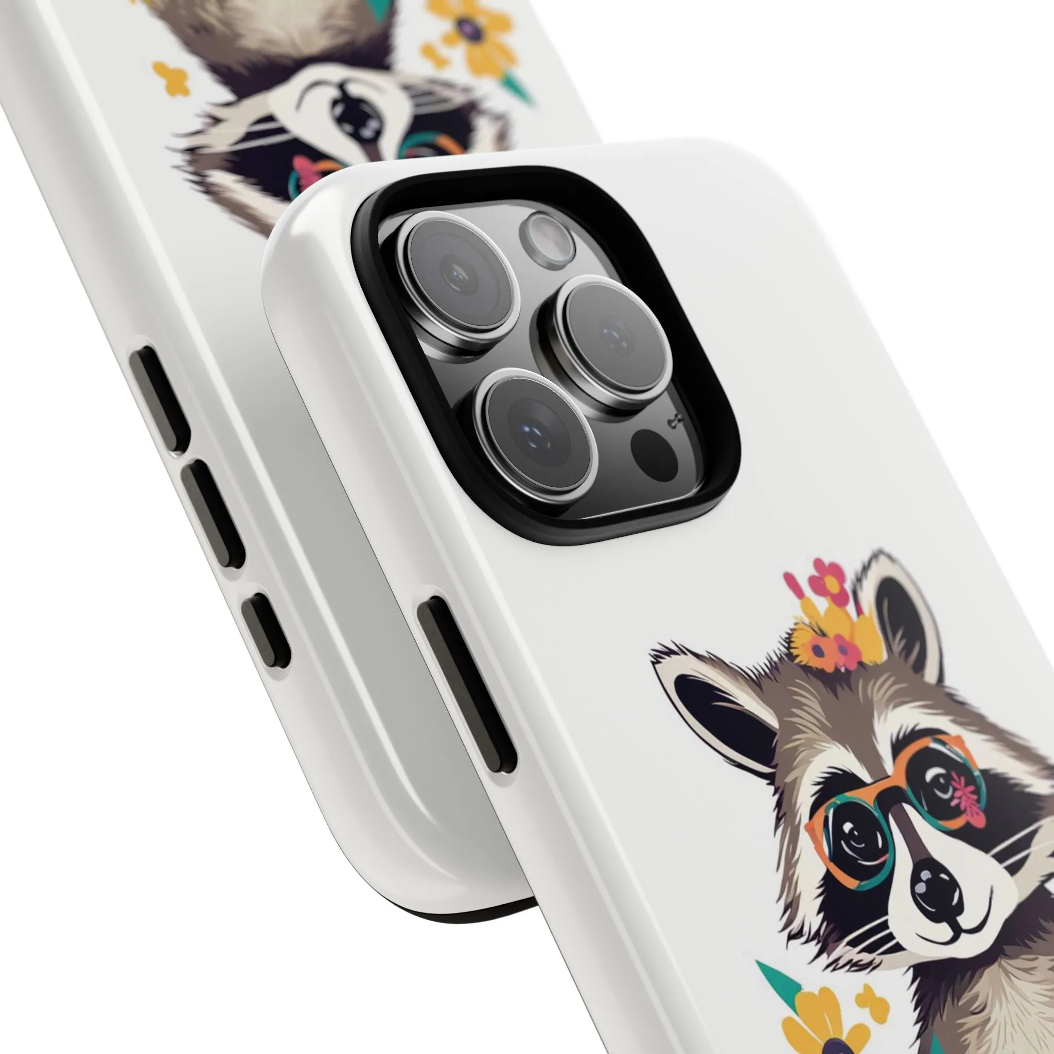 Raccoon with Glasses, Cell Phone Case - Apple, Samsung or Google Pixel