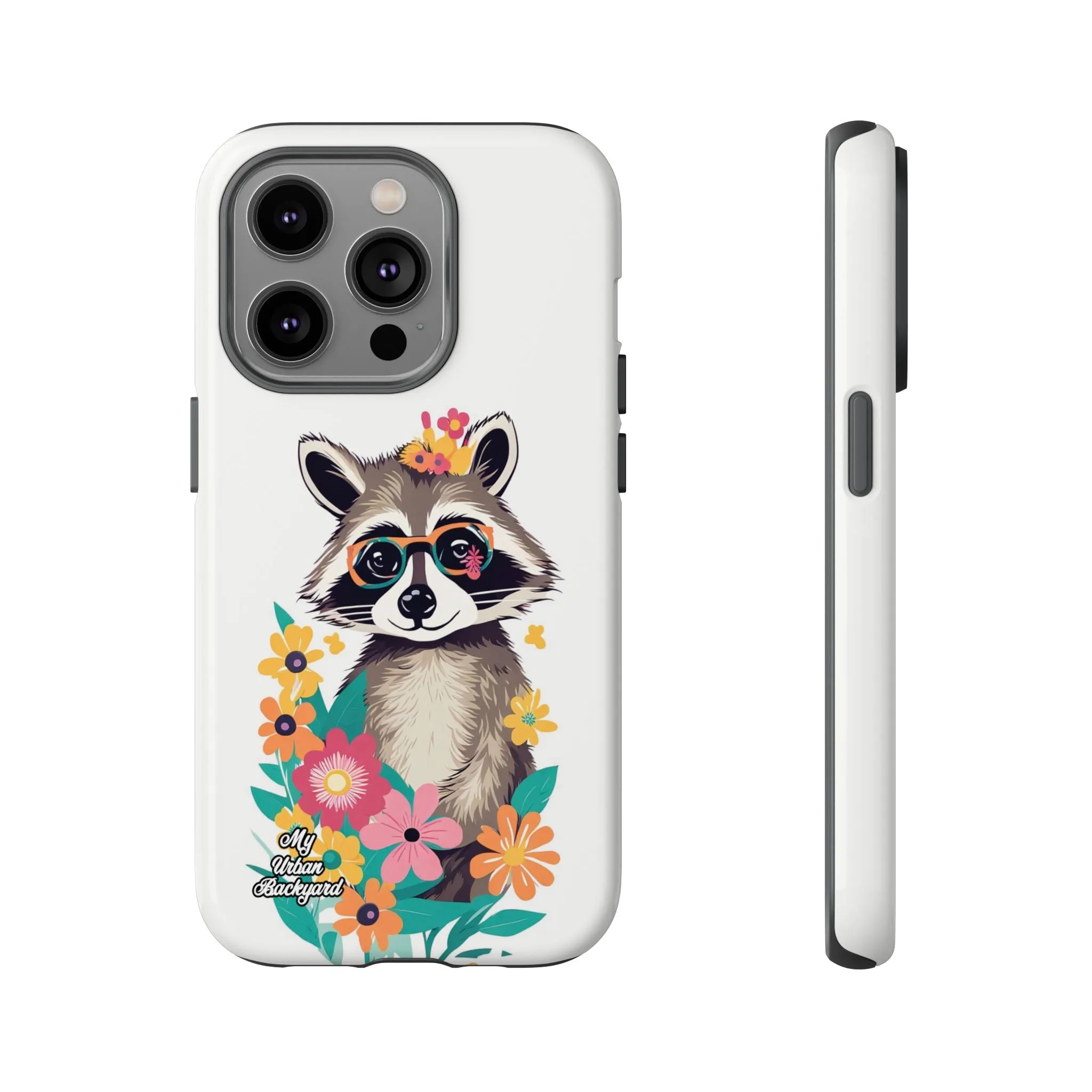 Raccoon with Glasses, Cell Phone Case - Apple, Samsung or Google Pixel