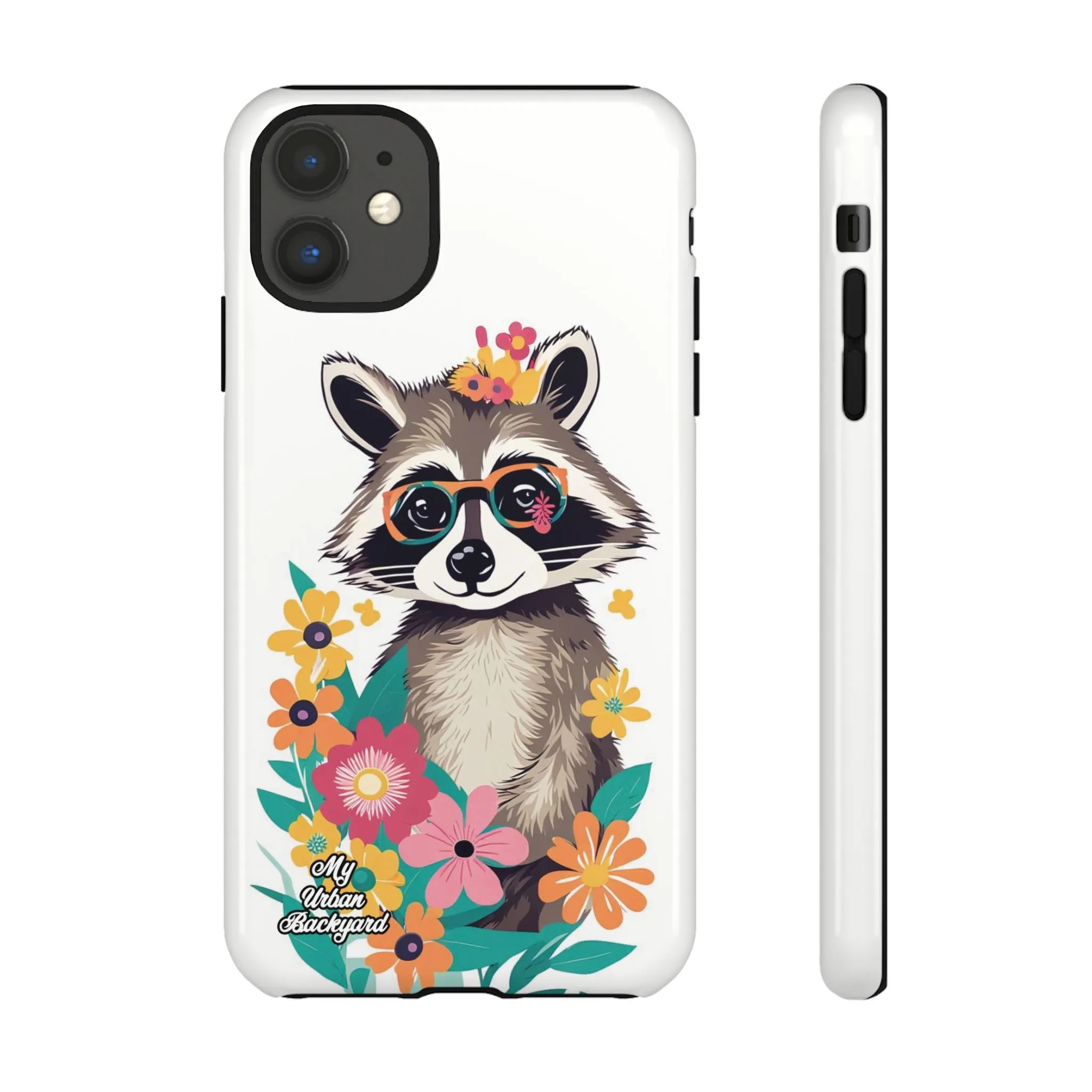 Raccoon with Glasses, Cell Phone Case - Apple, Samsung or Google Pixel