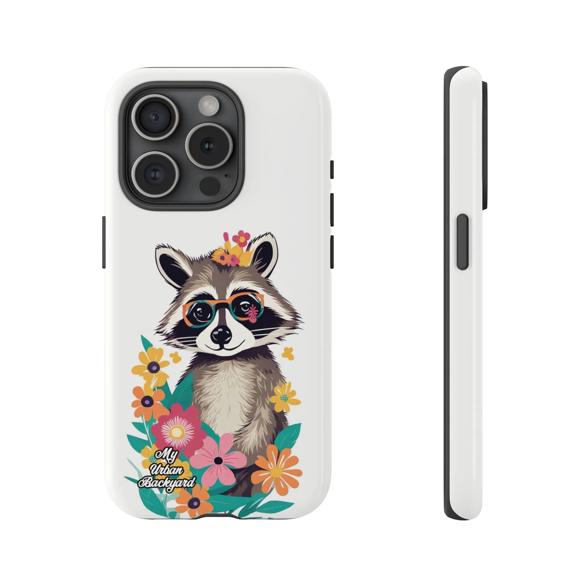 Raccoon with Glasses, Cell Phone Case - Apple, Samsung or Google Pixel