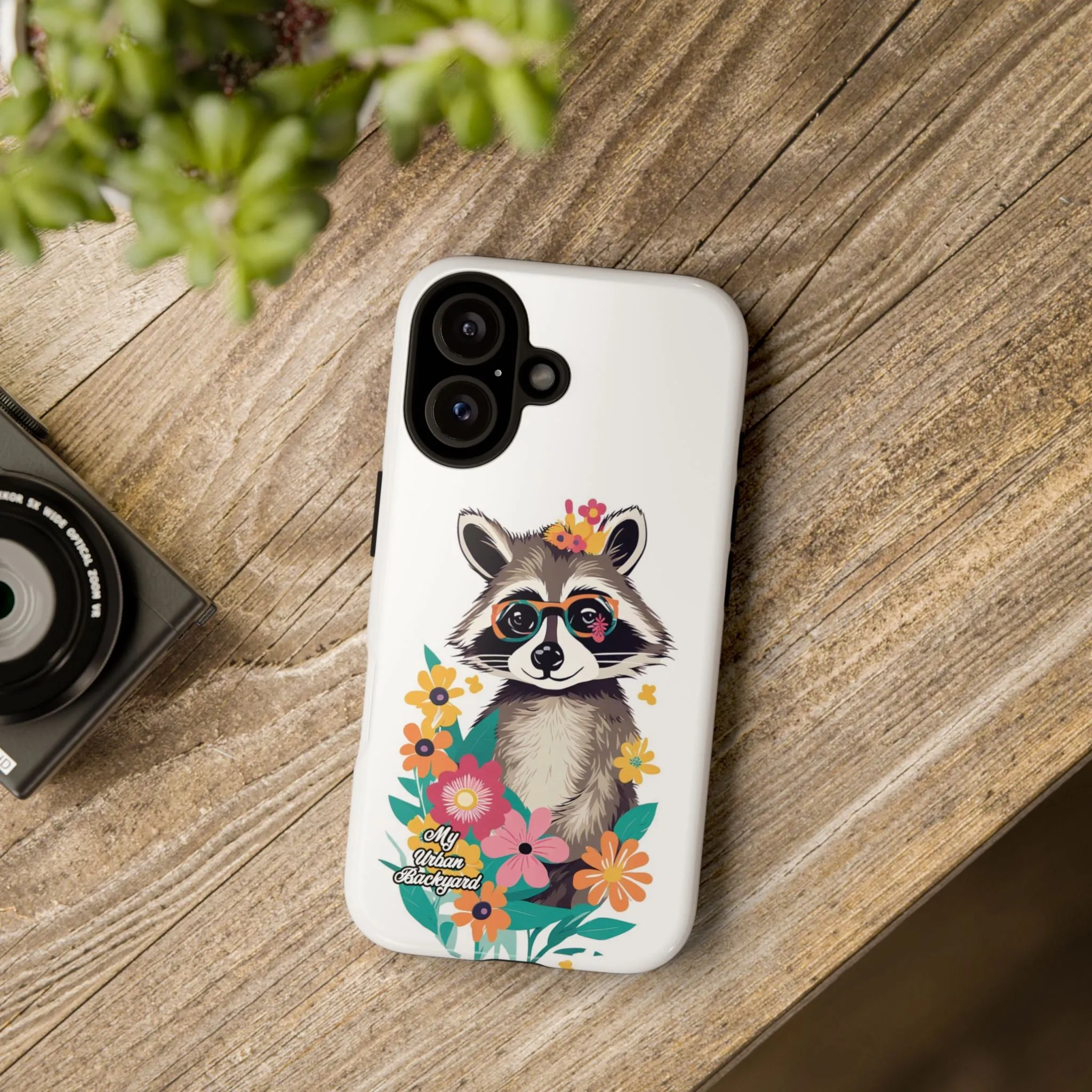 Raccoon with Glasses, Cell Phone Case - Apple, Samsung or Google Pixel