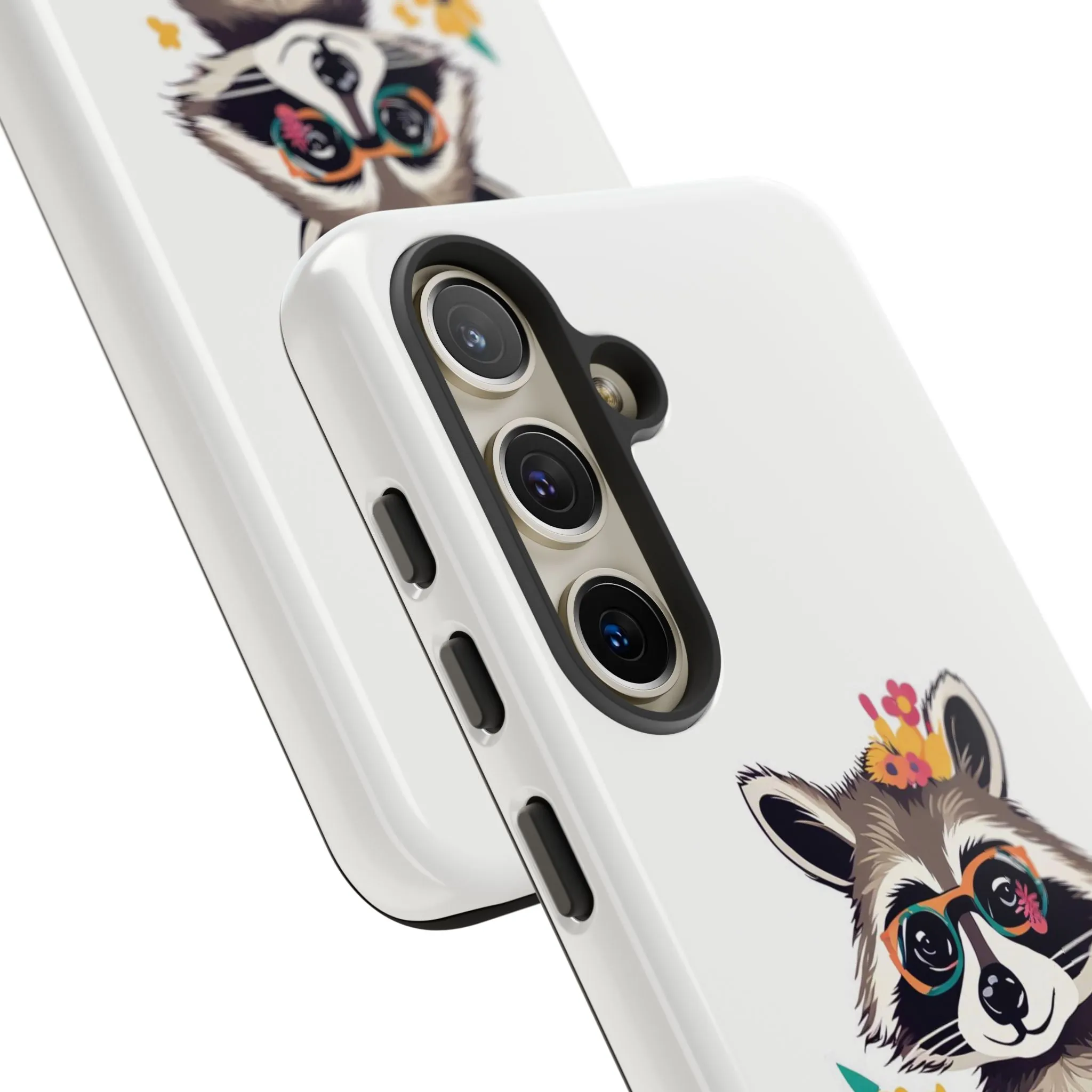 Raccoon with Glasses, Cell Phone Case - Apple, Samsung or Google Pixel