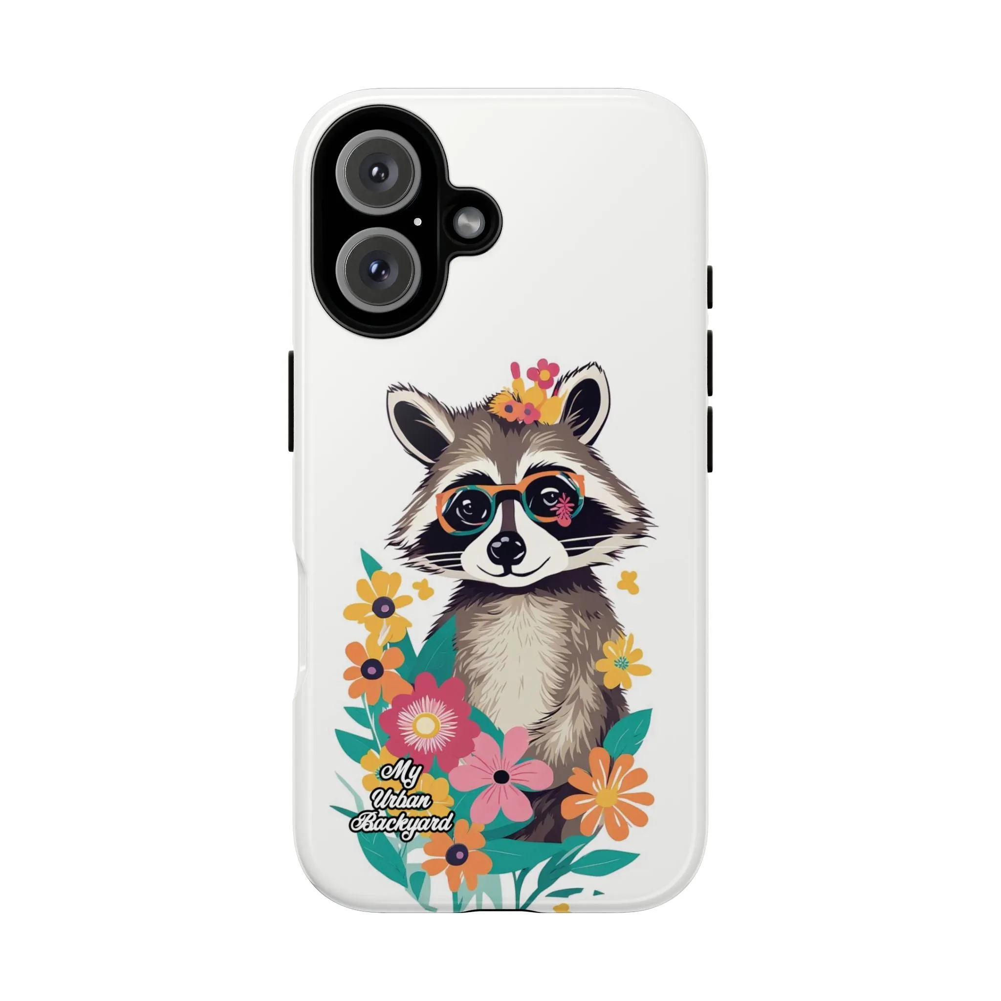 Raccoon with Glasses, Cell Phone Case - Apple, Samsung or Google Pixel