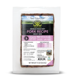 Raised Right Original Pork Adult Dog Recipe