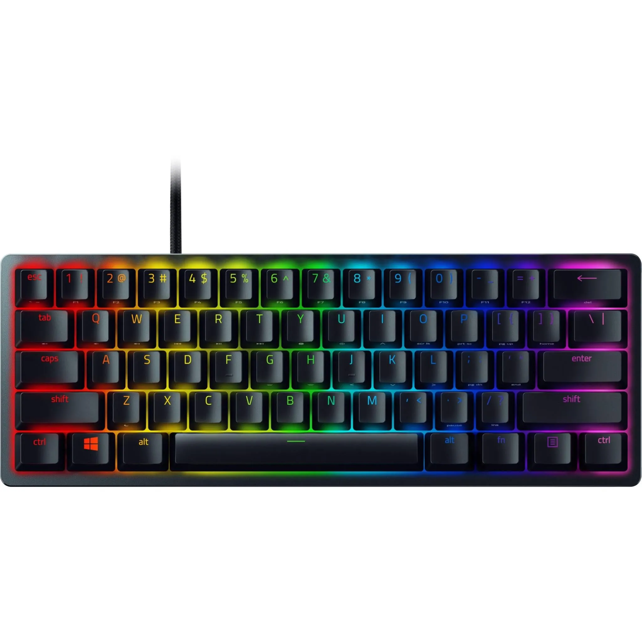 Razer Huntsman Mini 60% Optical Gaming Keyboard (Clicky Purple Switch)