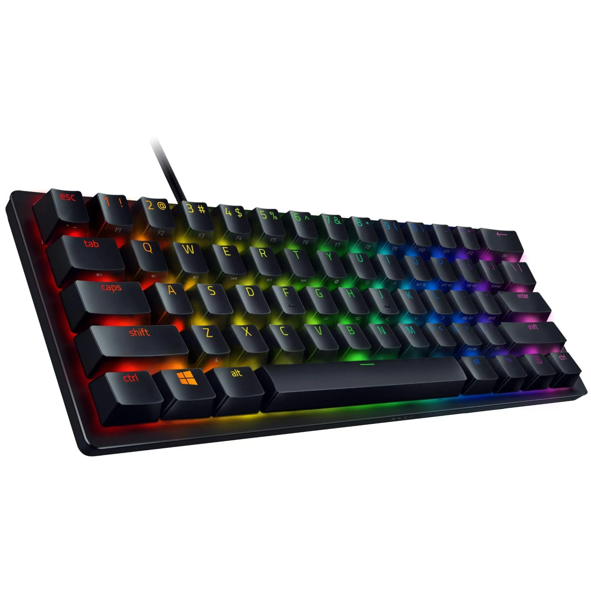 Razer Huntsman Mini 60% Optical Gaming Keyboard (Clicky Purple Switch)