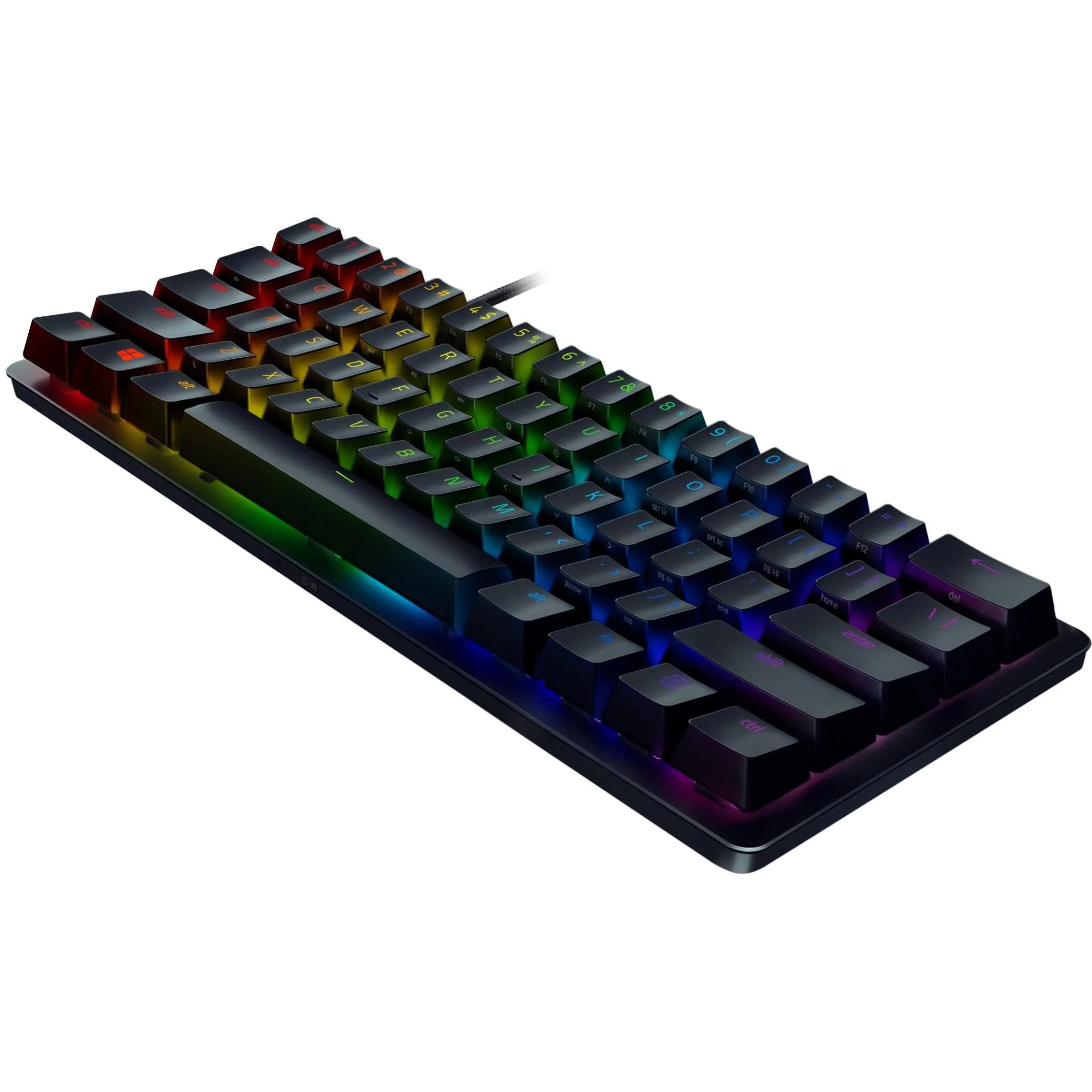 Razer Huntsman Mini 60% Optical Gaming Keyboard (Clicky Purple Switch)