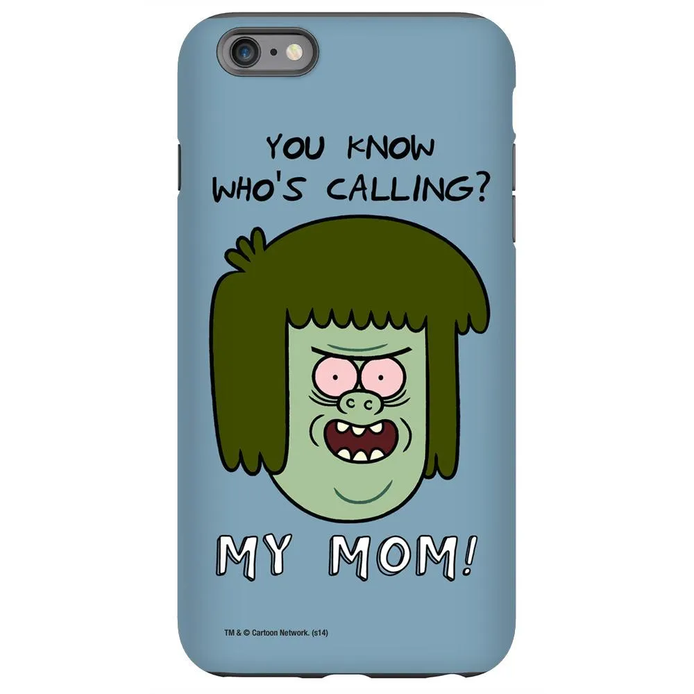 Regular Show "You Know Who's Calling? My Mom!" Phone Case for iPhone and Galaxy