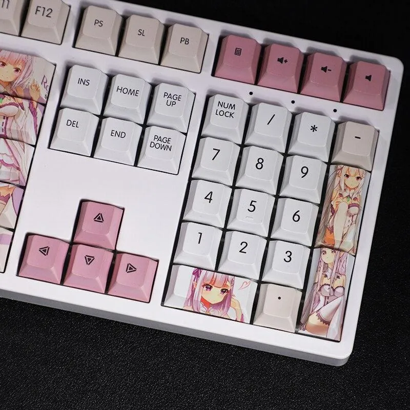 Re:zero Emilia Keycaps