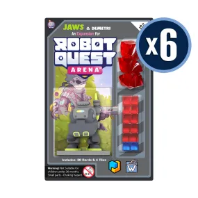 Robot Quest Arena Jaws Robot Pack Case of 6