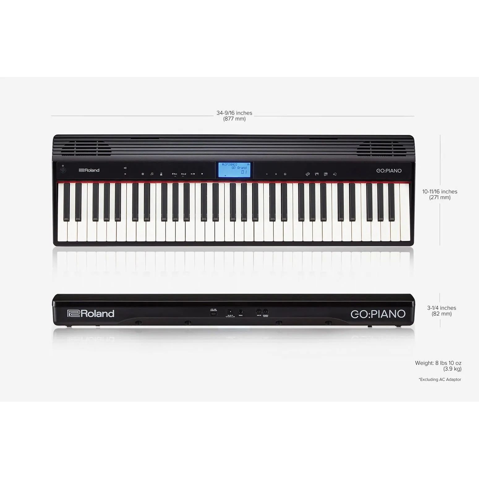 Roland GO-61P GO:PIANO 61-key Digital Piano