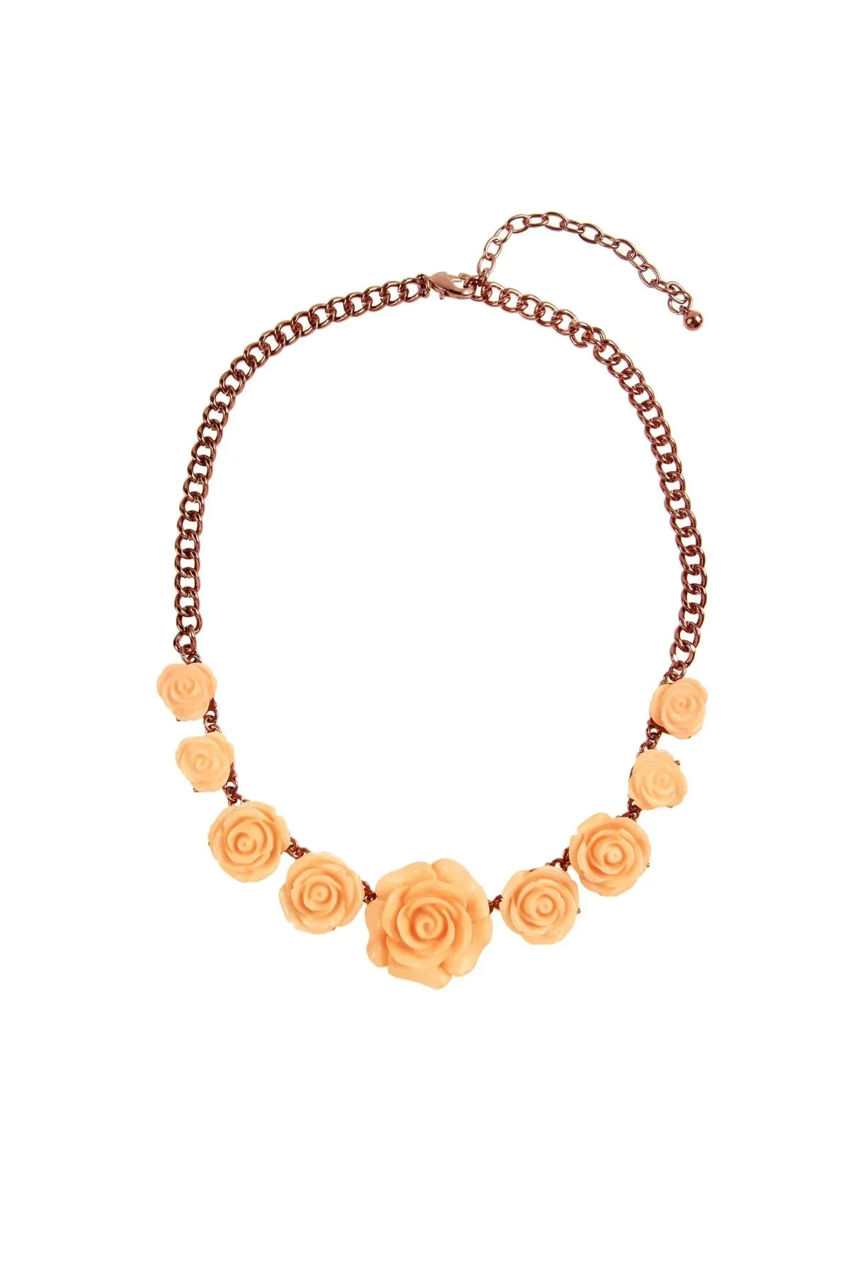 Rose Petal Statement Necklace