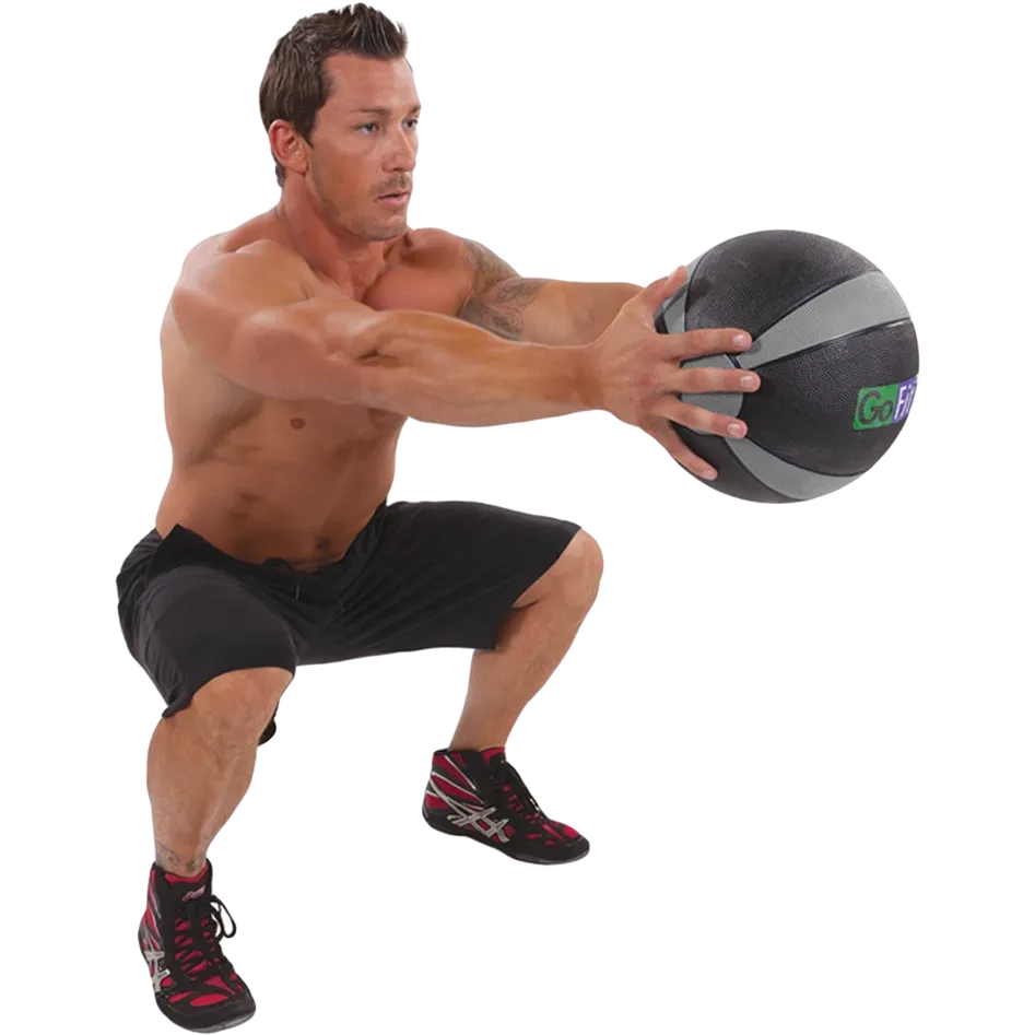 Rubber Medicine Ball - 15 lb