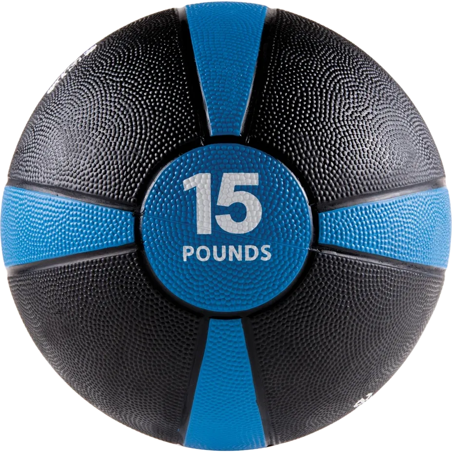 Rubber Medicine Ball - 15 lb