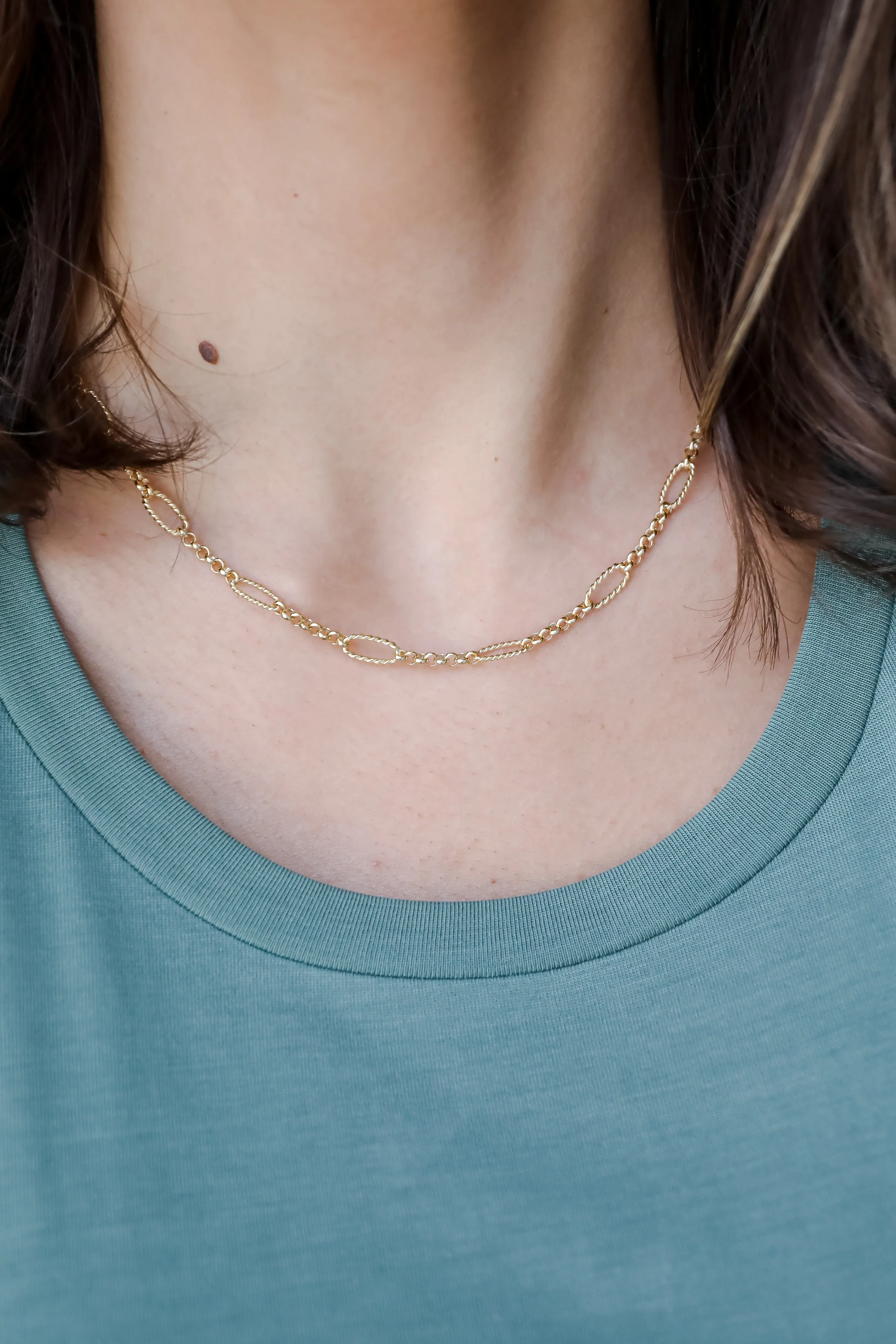 Rylie Gold Chain Necklace