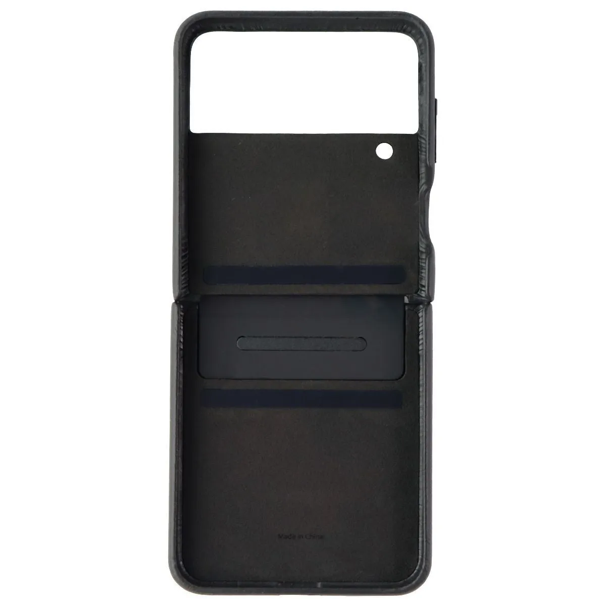 Samsung Flap Leather Cover for Samsung Galaxy Z Flip4 - Black