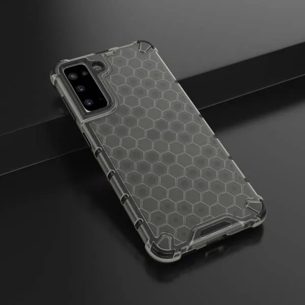 Samsung S21, S21 , S21 Ultra Honeycomb Defensive Case - Translucent