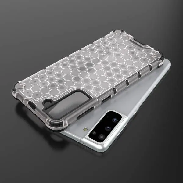 Samsung S21, S21 , S21 Ultra Honeycomb Defensive Case - Translucent