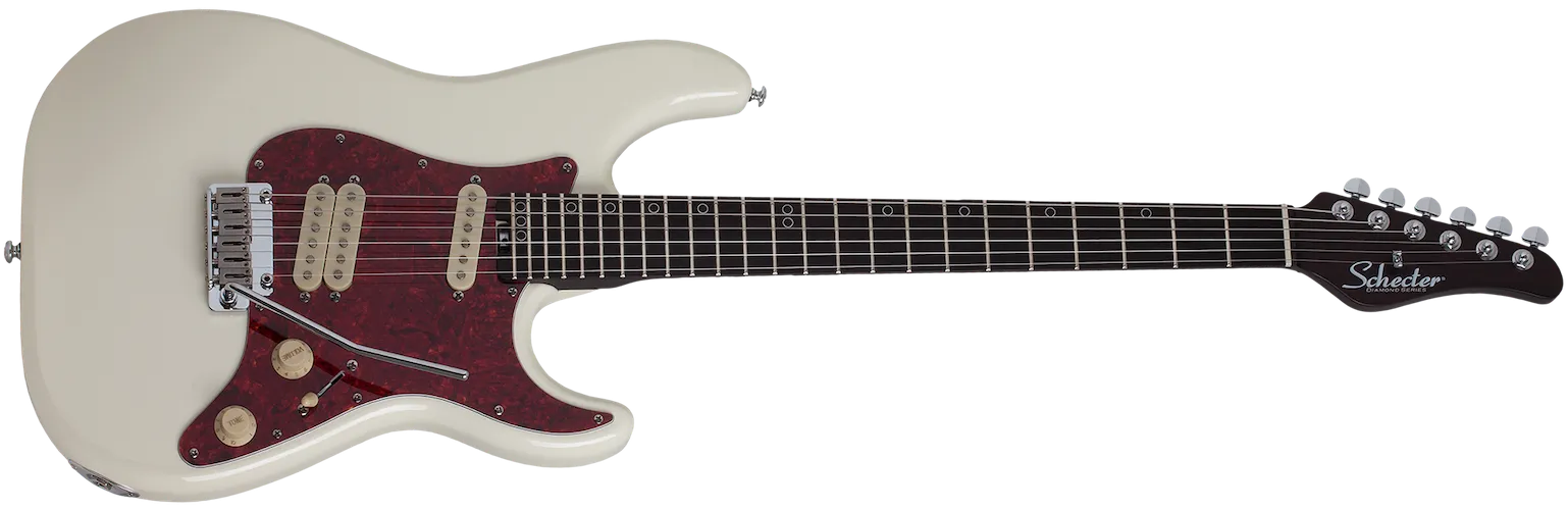 Schecter 4204 MV-6 Electric Guitar - Olympic White