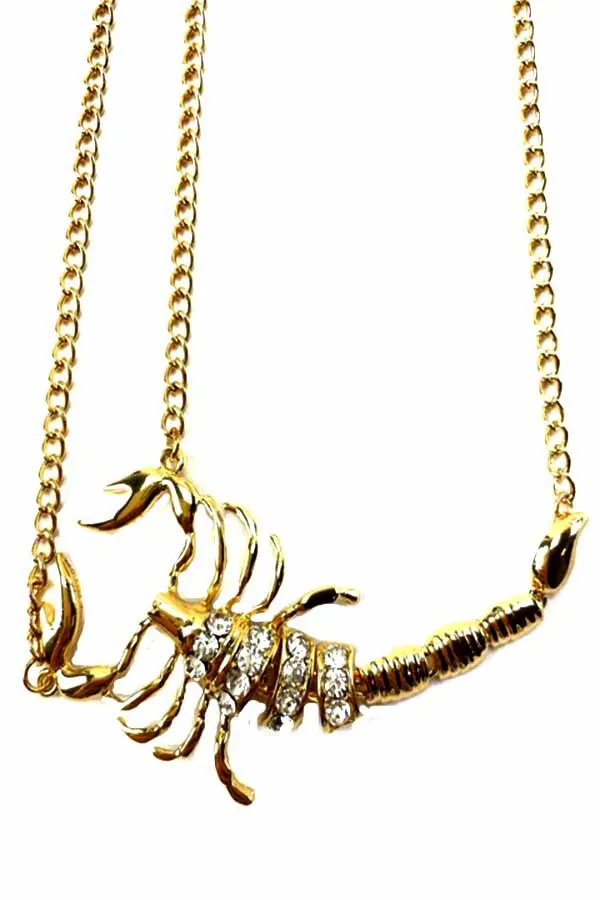 SCORPIO PENDANT NECKLACE