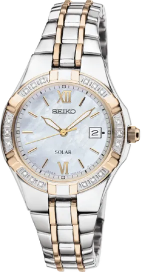 Seiko Ladies' SUT068 Diamond Solar Watch