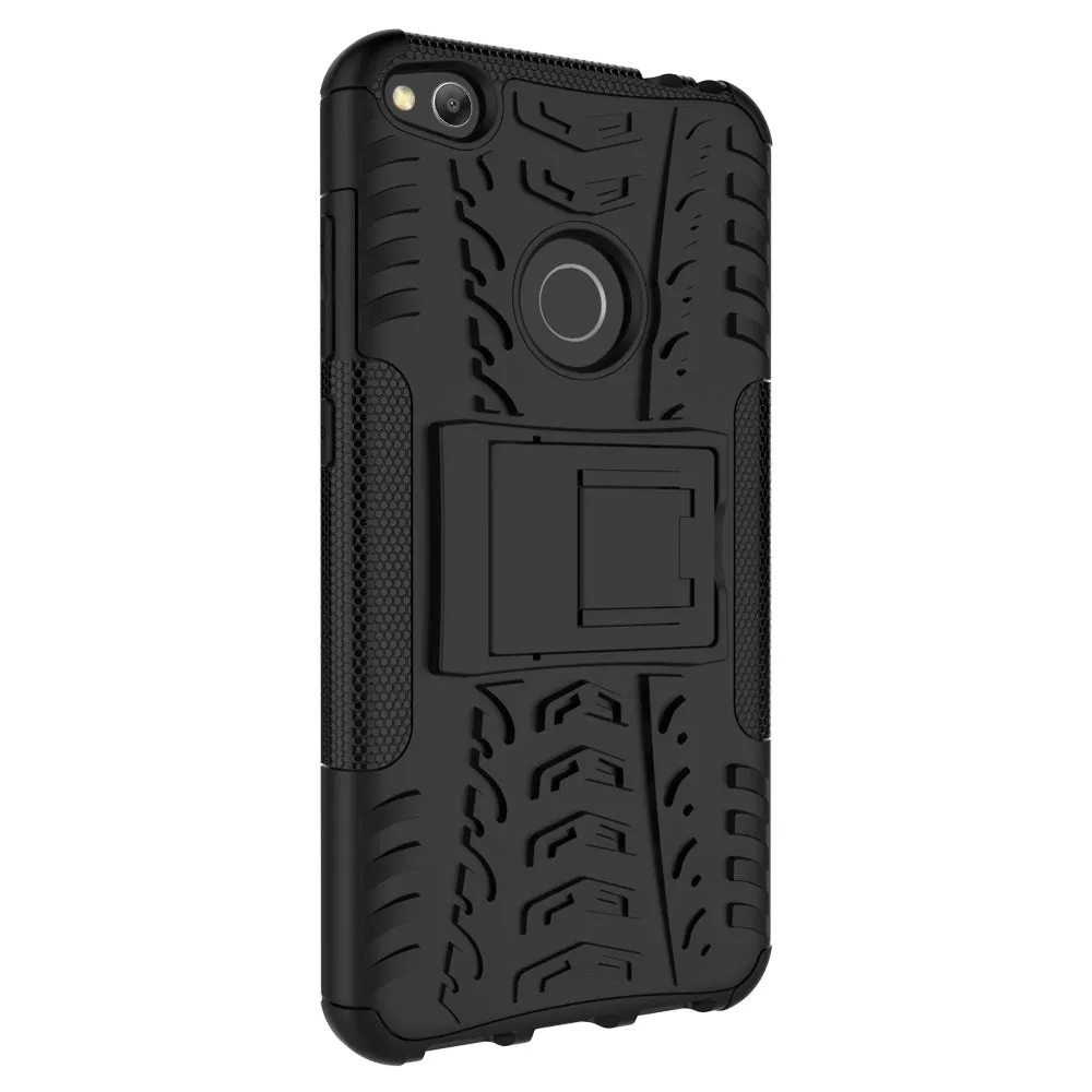 Shockproof Back Cover Phone Case Armor Design for Huawei P8 Lite 2017