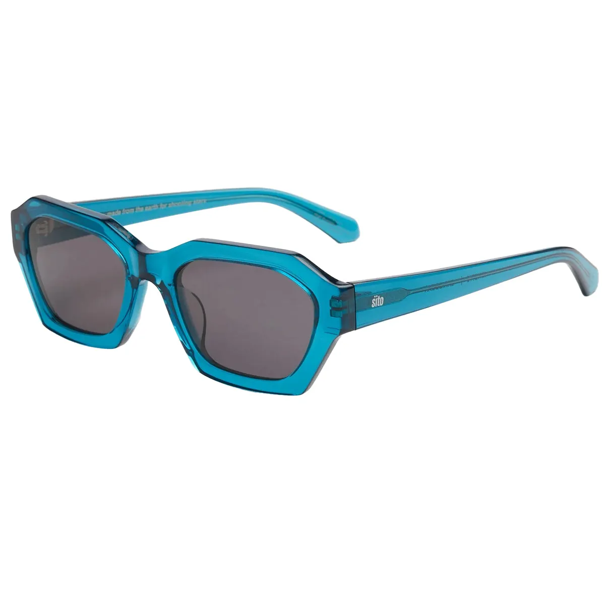 Sito Kinetic Polarized Sunglasses - Caribbean/Iron Grey