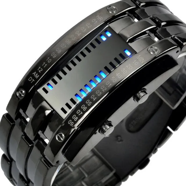 SKMEI 0926 Innovative LED Binary Watch for Men w/ 50m Waterproof