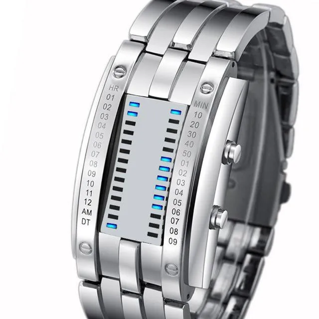 SKMEI 0926 Innovative LED Binary Watch for Men w/ 50m Waterproof