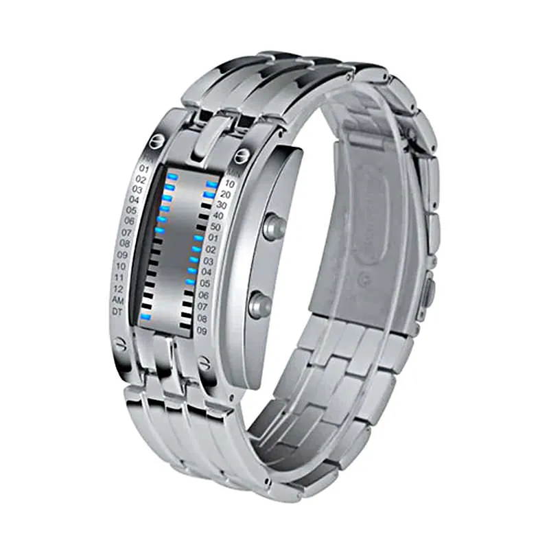 SKMEI 0926 Innovative LED Binary Watch for Men w/ 50m Waterproof